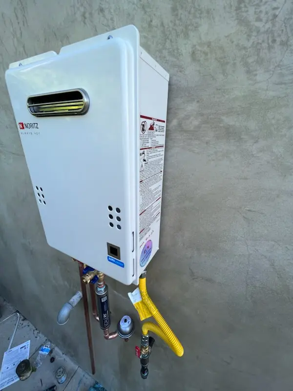 Tankless water heater installation for Greensview Villas homes