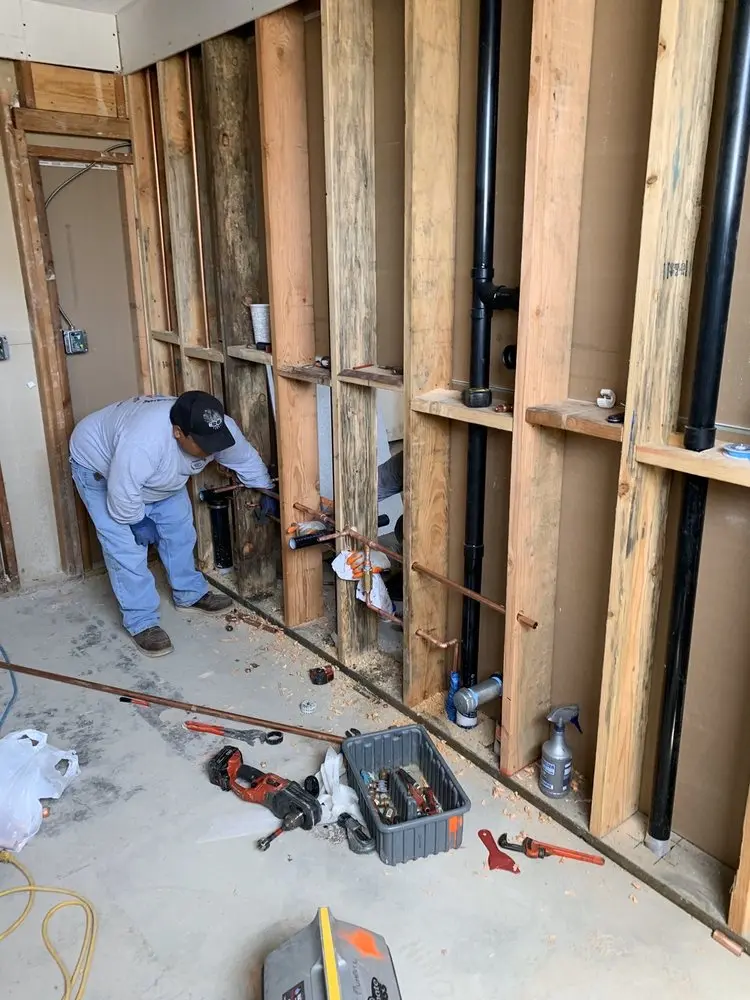 Commercial rough-in plumbing for Commercial Plumbing in Greensview Villas
